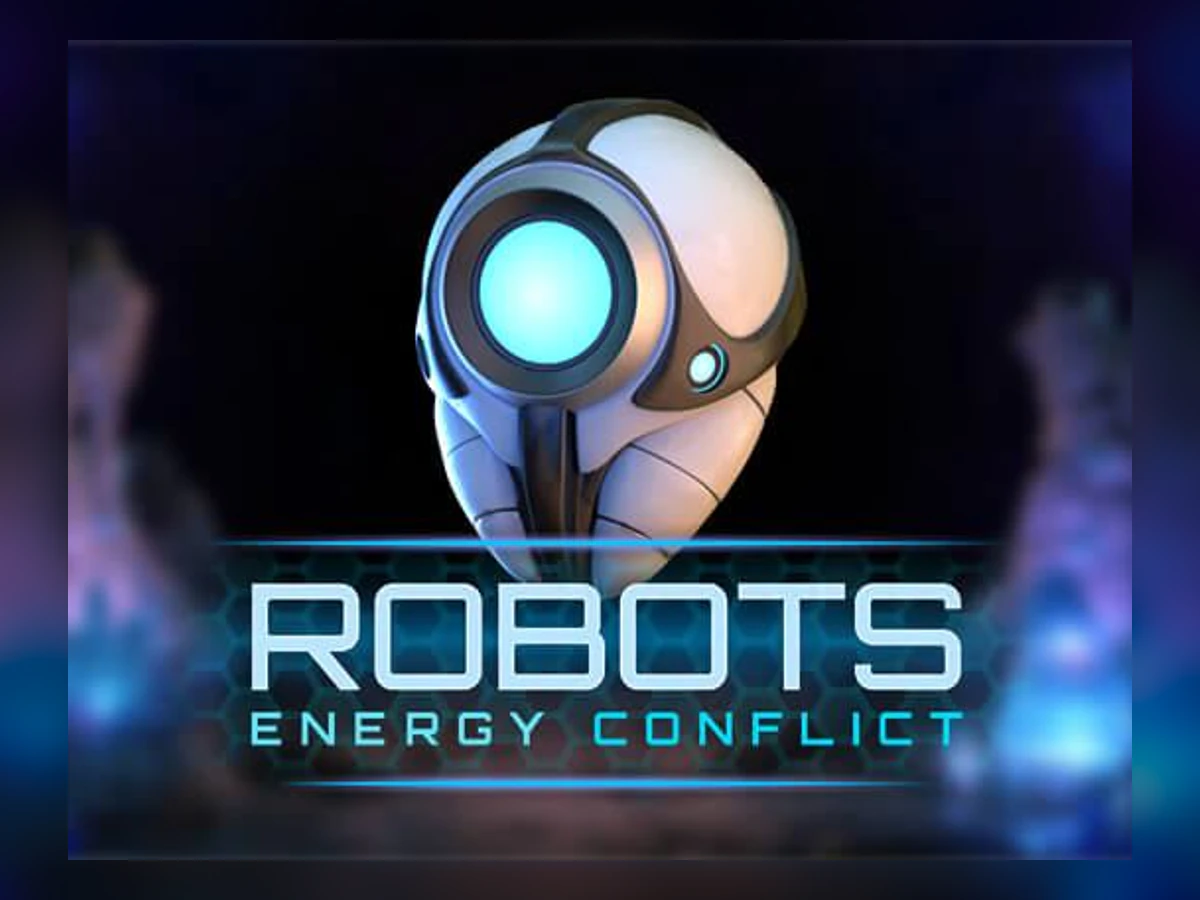 Robots. Energy Conflict slot game artwork