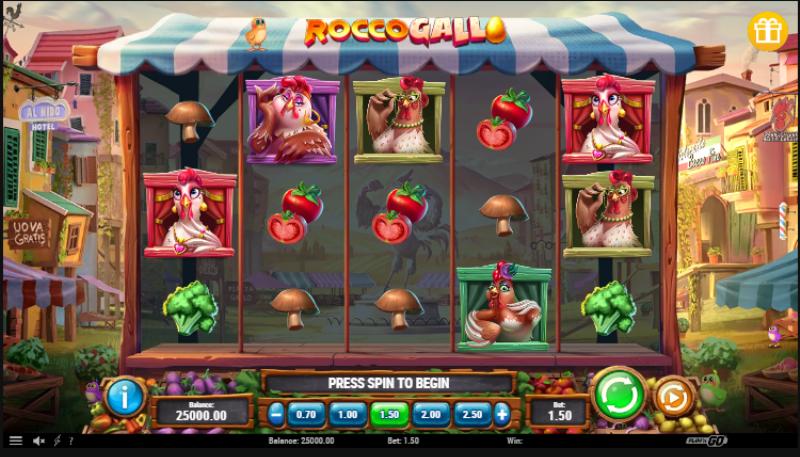 Rocco Gallo slot game artwork