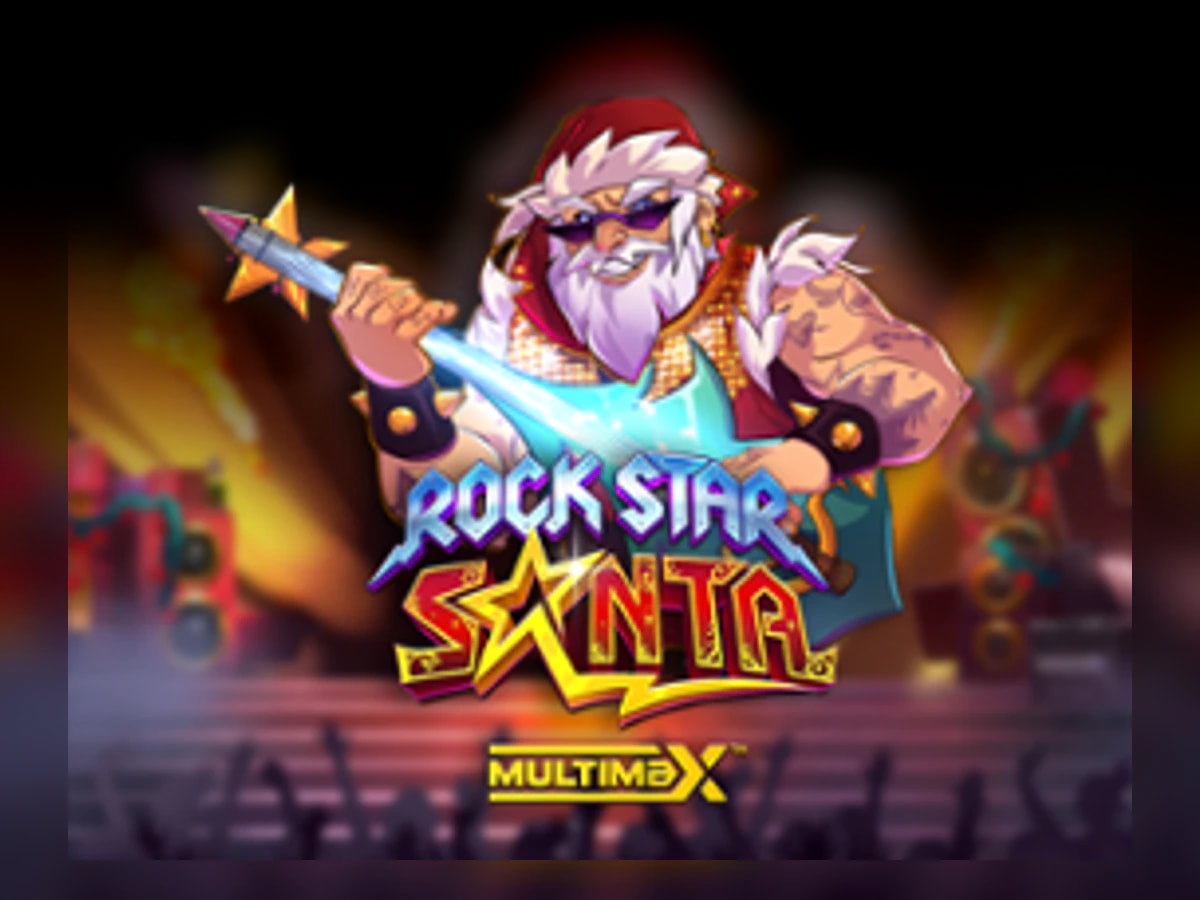Rock Star Santa Multimax slot game artwork