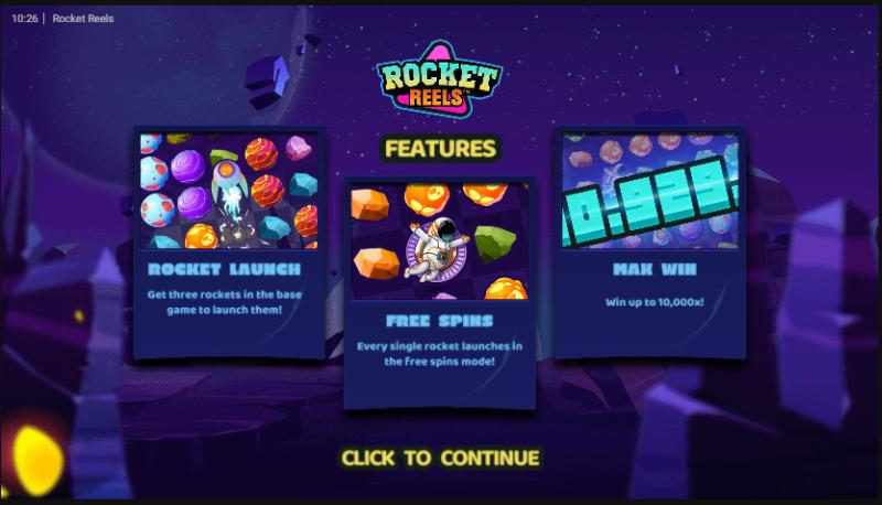 Rocket Reels slot game artwork