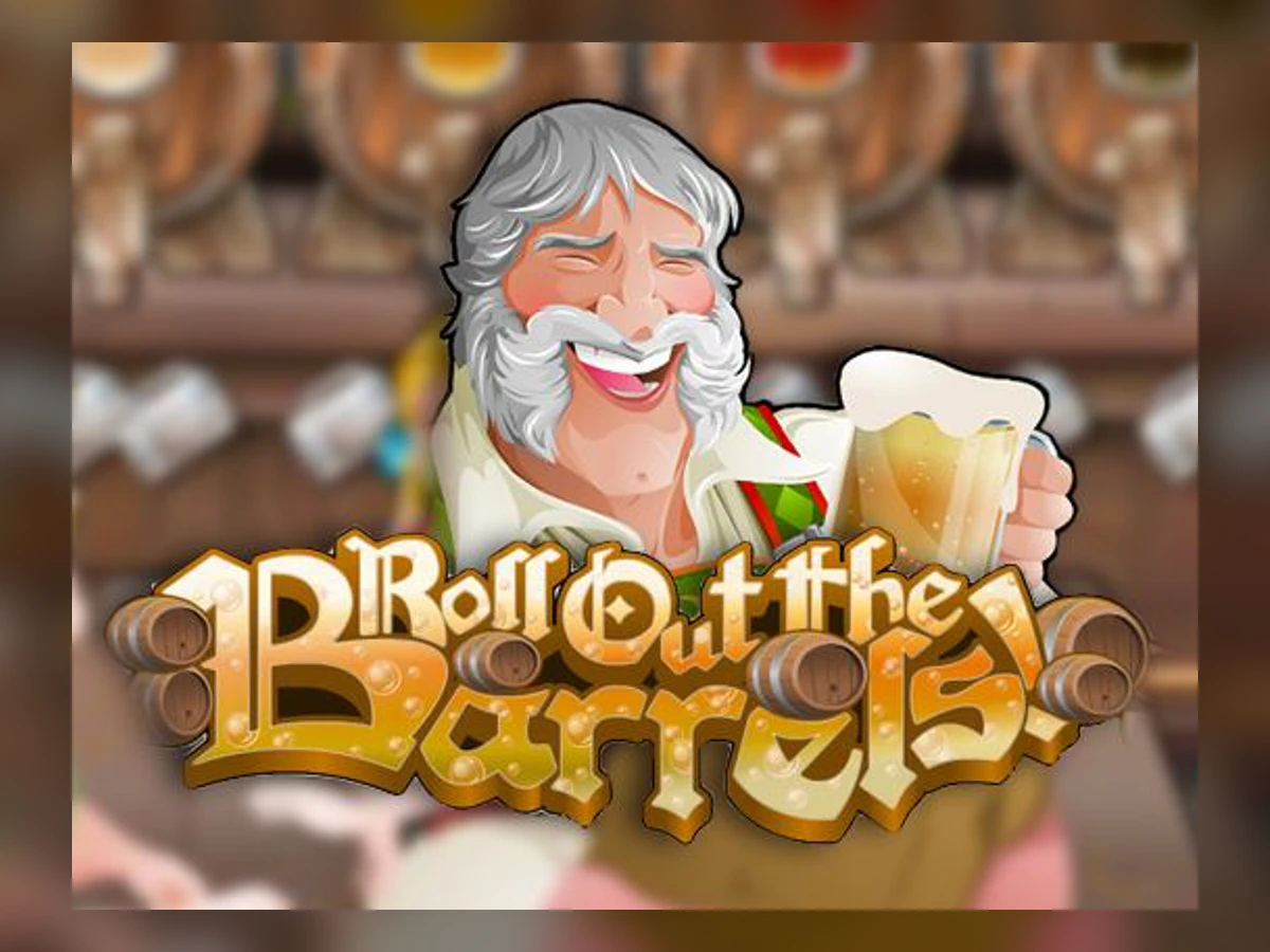 Roll out the Barrels slot game artwork