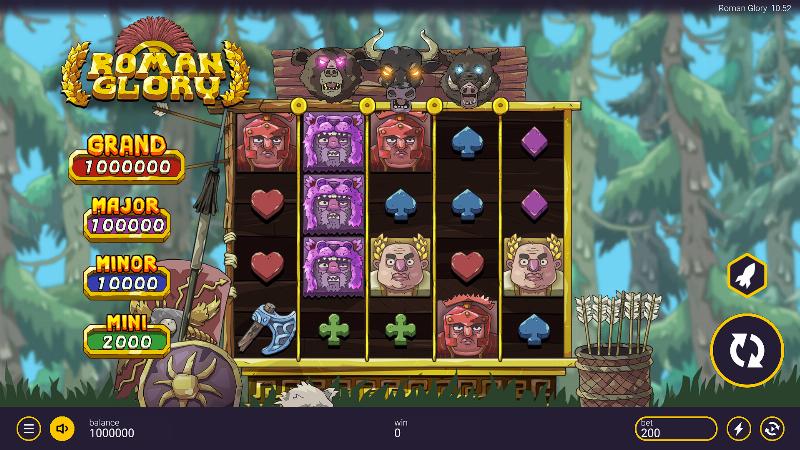 Roman Glory slot game artwork