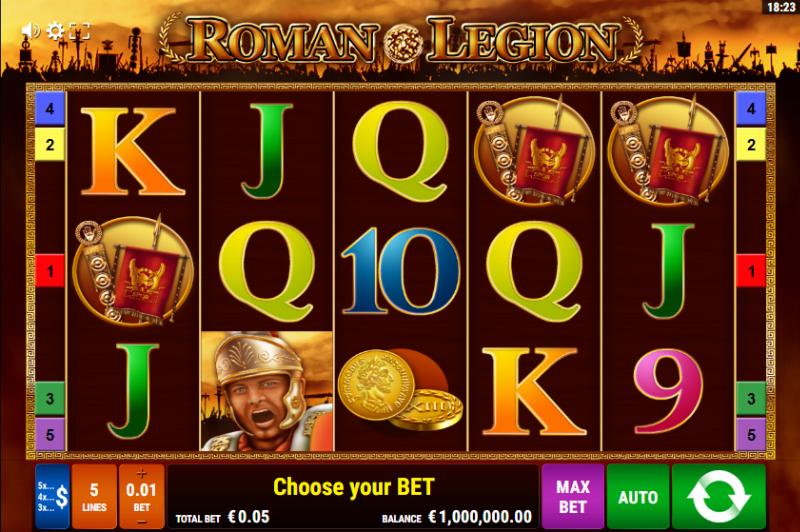 Roman Legion slot game artwork