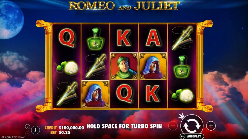 Romeo And Juliet slot game artwork