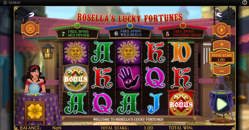 Rosella: Lucky Fortune slot game artwork