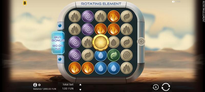 Rotating Element slot game artwork