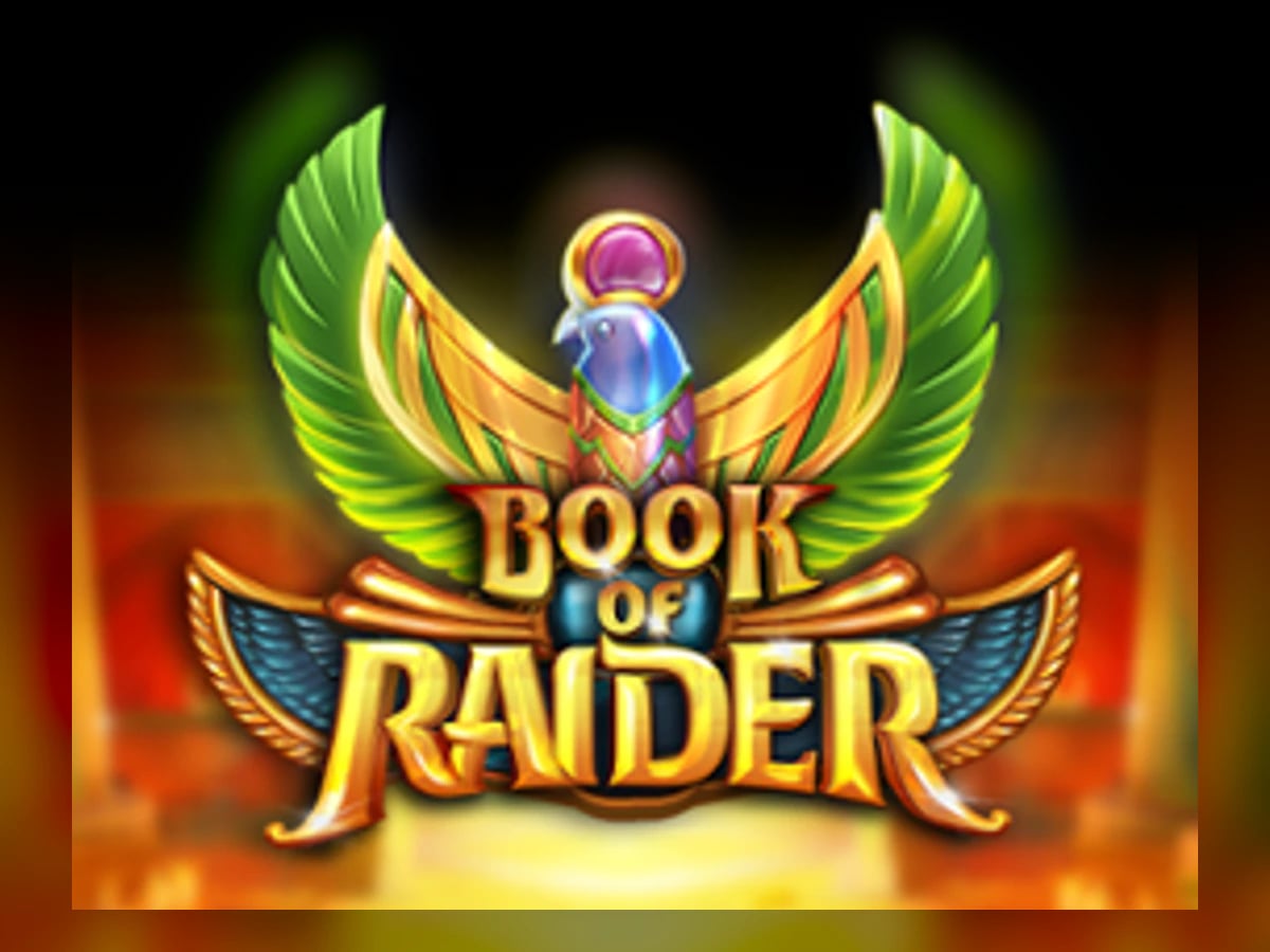 Royal League Book of Raider slot game artwork