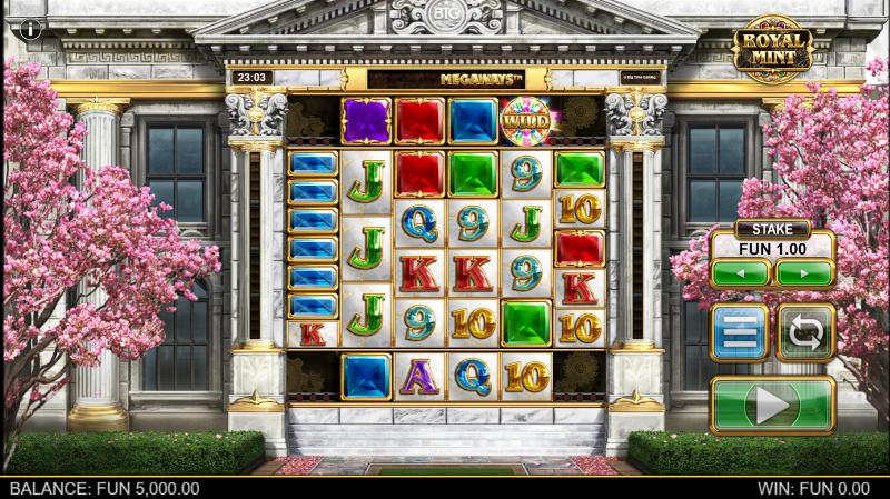 Royal Mint Megaways slot game artwork