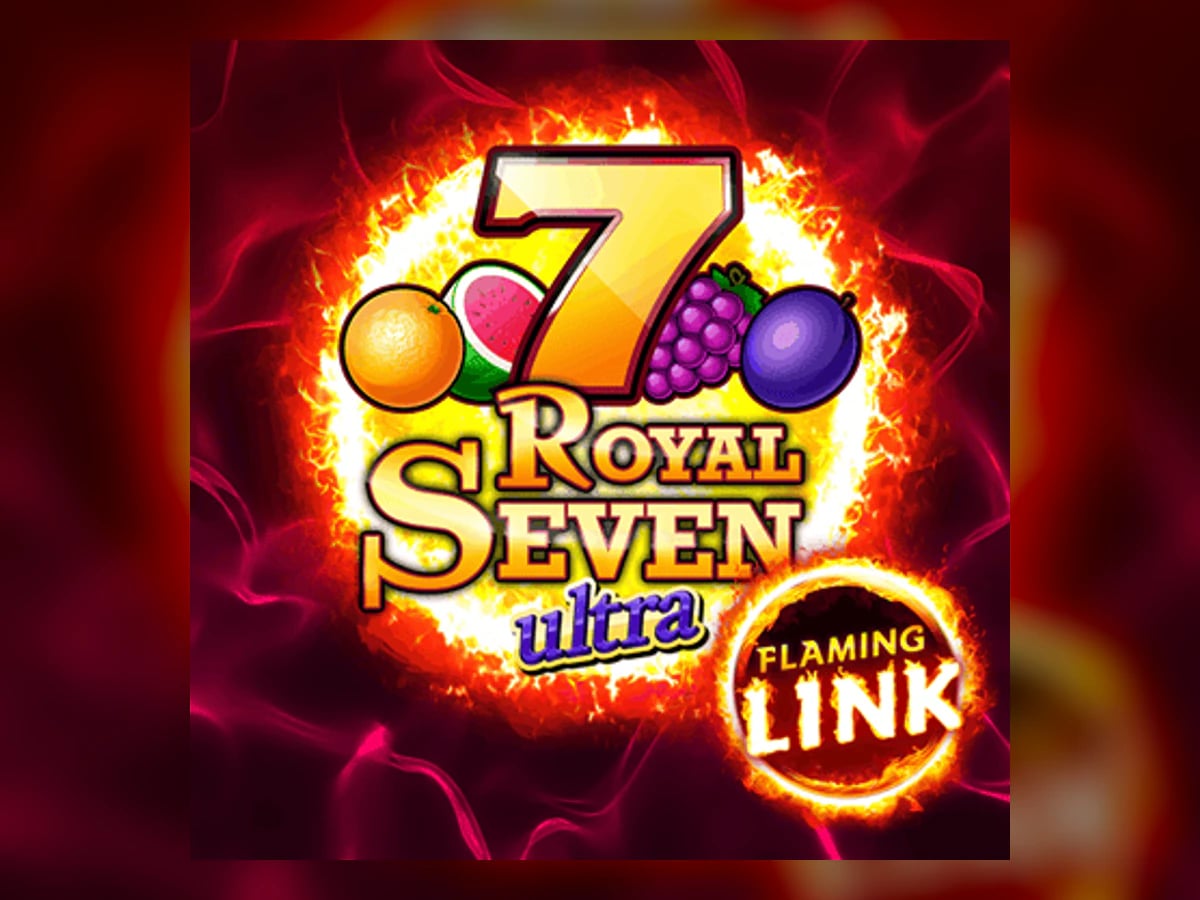 Royal Seven Ultra Flaming Link slot game artwork