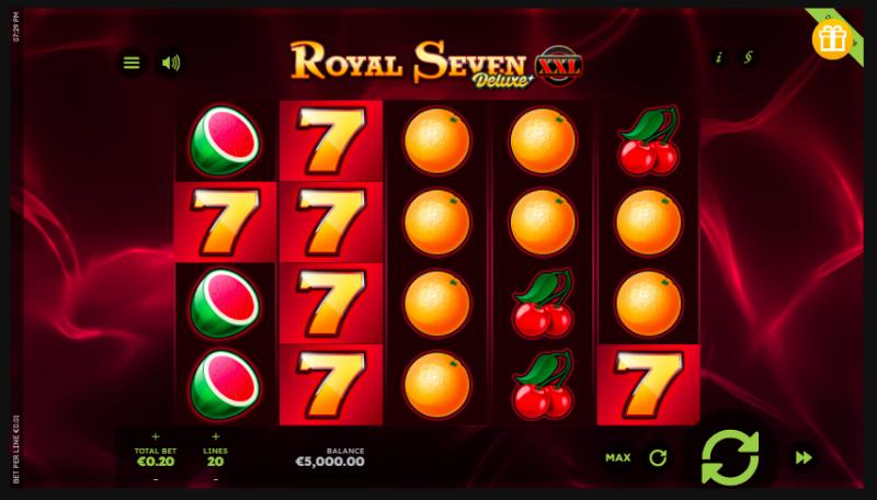 Royal Seven Xxl Deluxe slot game artwork