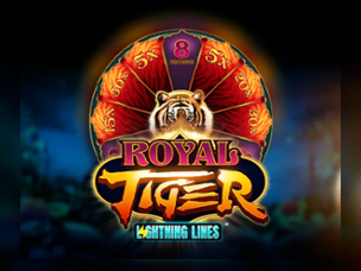 Royal Tiger Lightning Lines slot game artwork