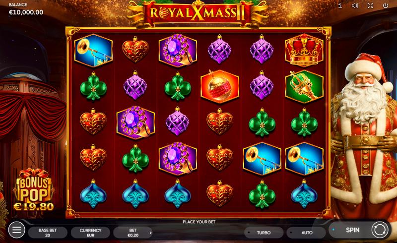 Royal Xmass 2 slot game artwork