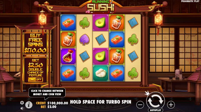 Running Sushi slot game artwork