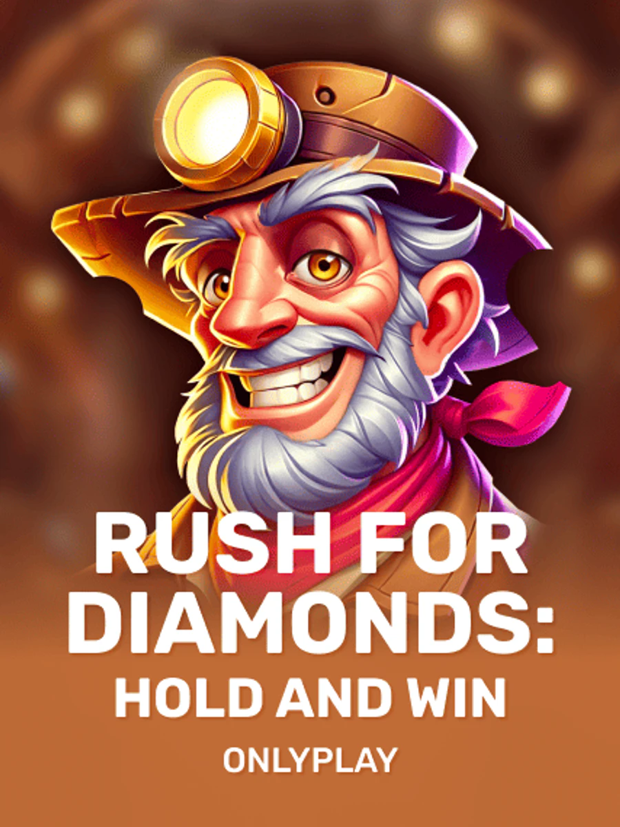 Rush for Diamonds: Hold and Win slot game artwork