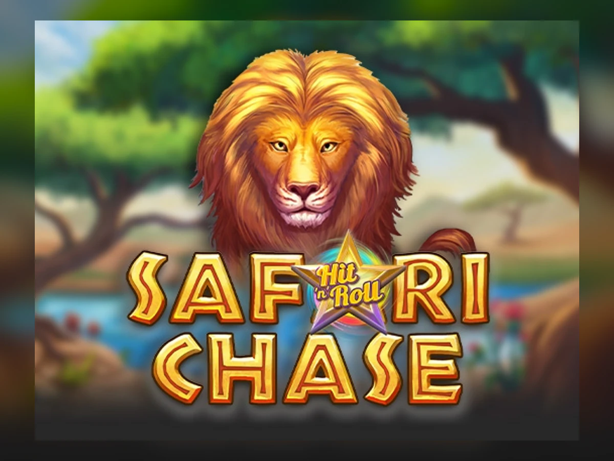 Safari Chase Hit 'n' Roll slot game artwork