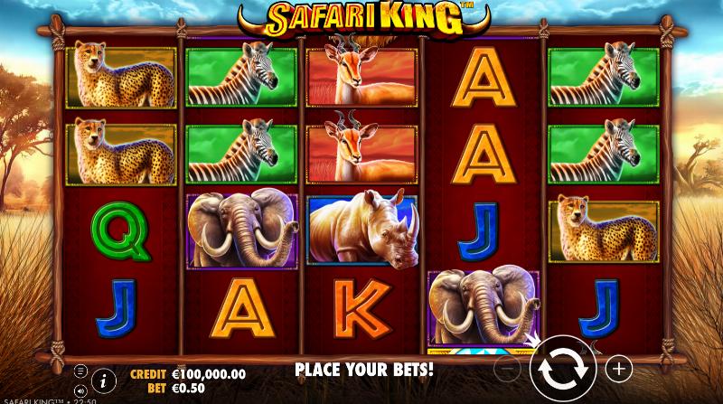 Safari King slot game artwork