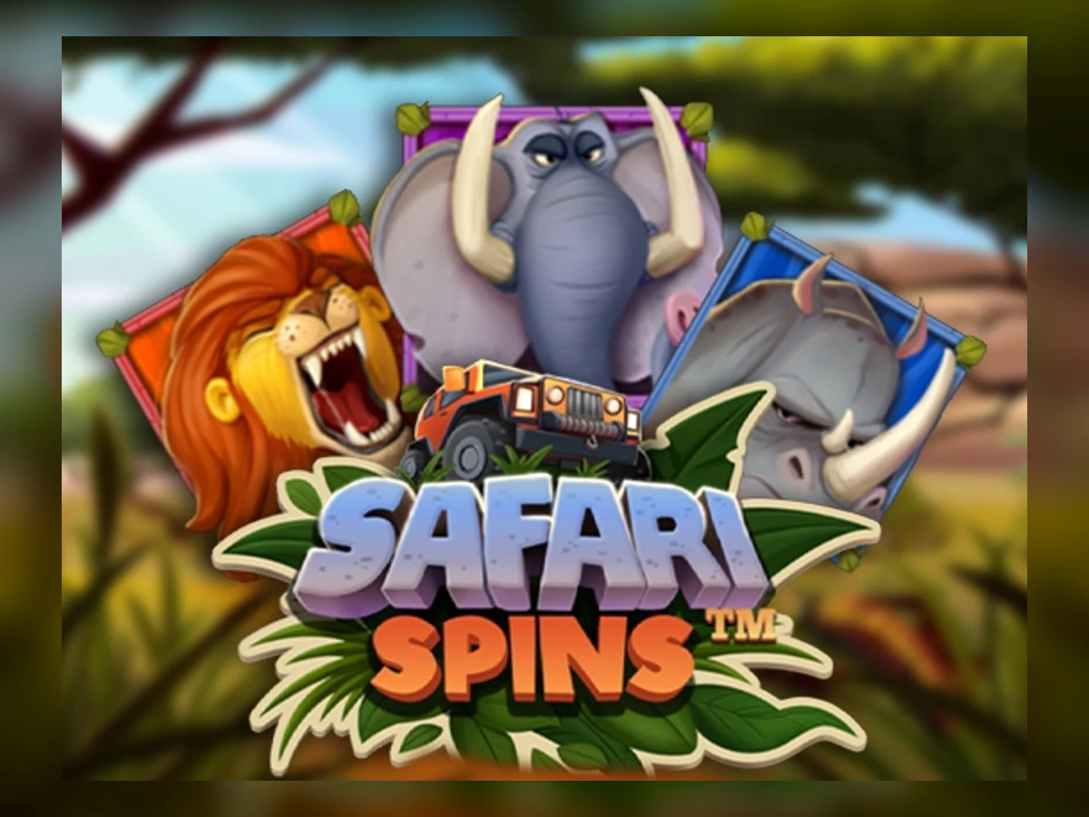 Safari Spins slot game artwork