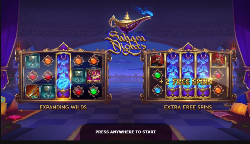 Sahara Nights slot game artwork