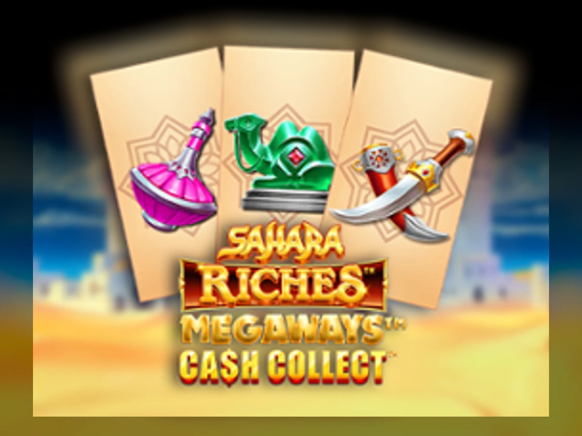 Sahara Riches Megaways Cash Collect slot game artwork
