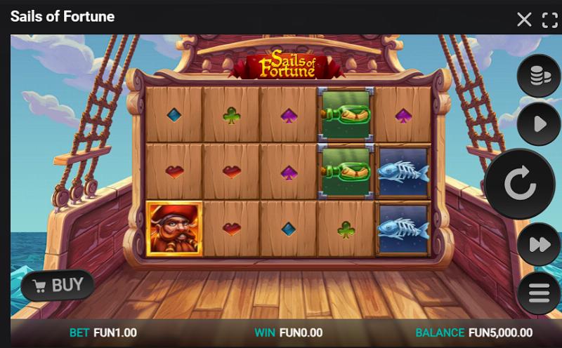 Sails Of Fortune slot game artwork