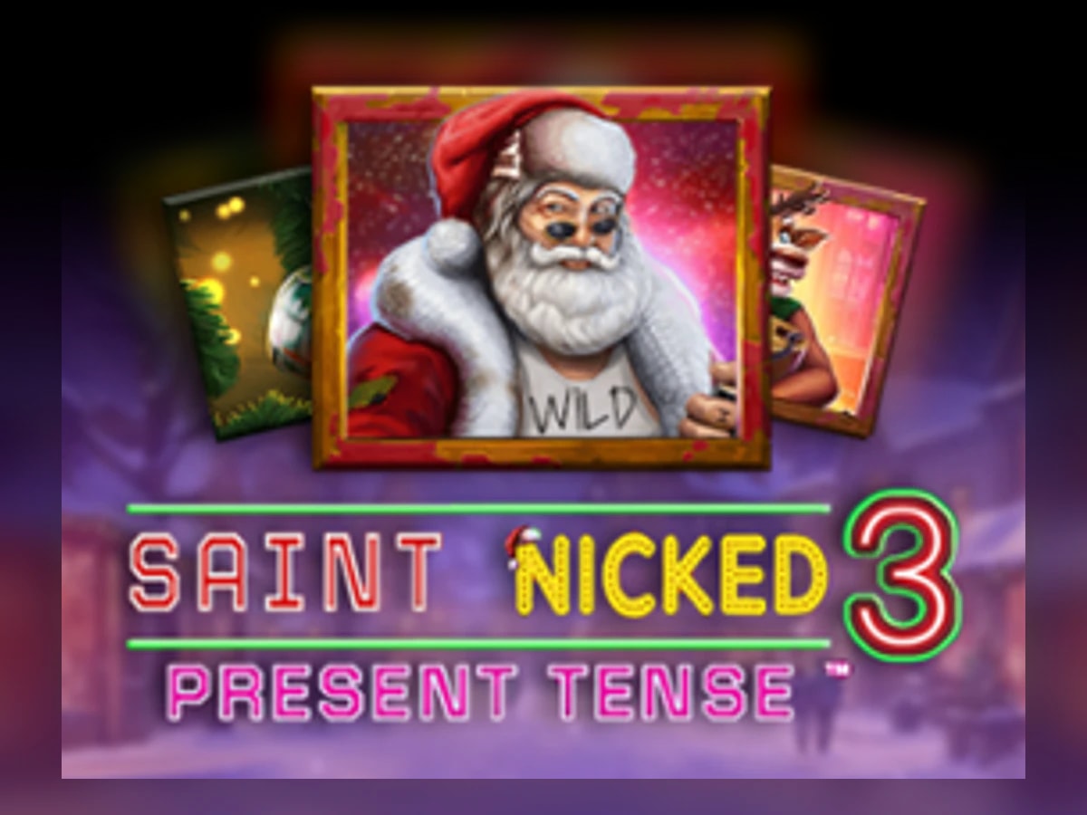 Saint Nicked 3 Present Tense slot game artwork