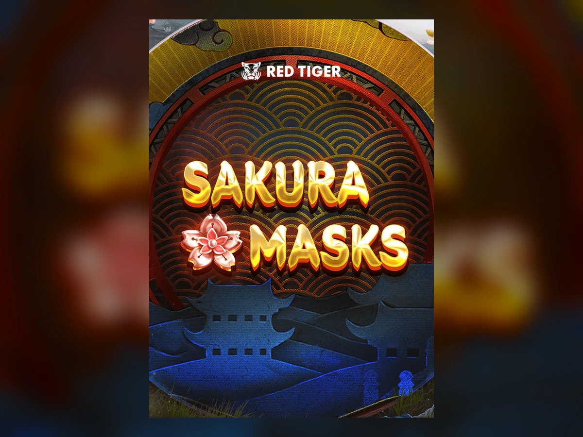 Sakura Masks slot game artwork