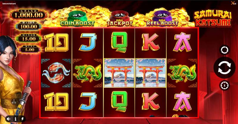Samurai Katsumi slot game artwork