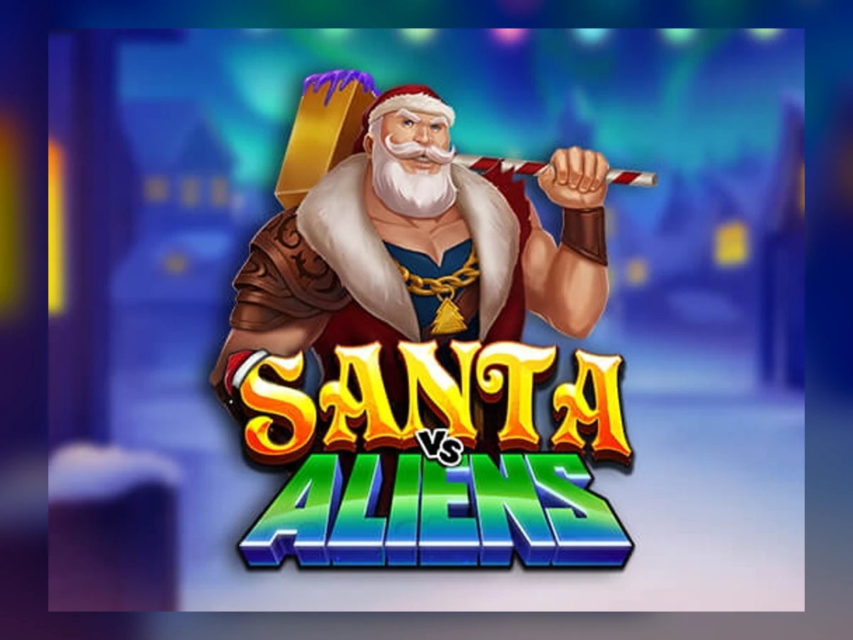 Santa vs Aliens slot game artwork