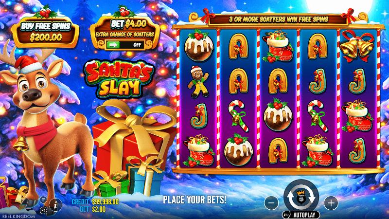 Santa’s Slay slot game artwork