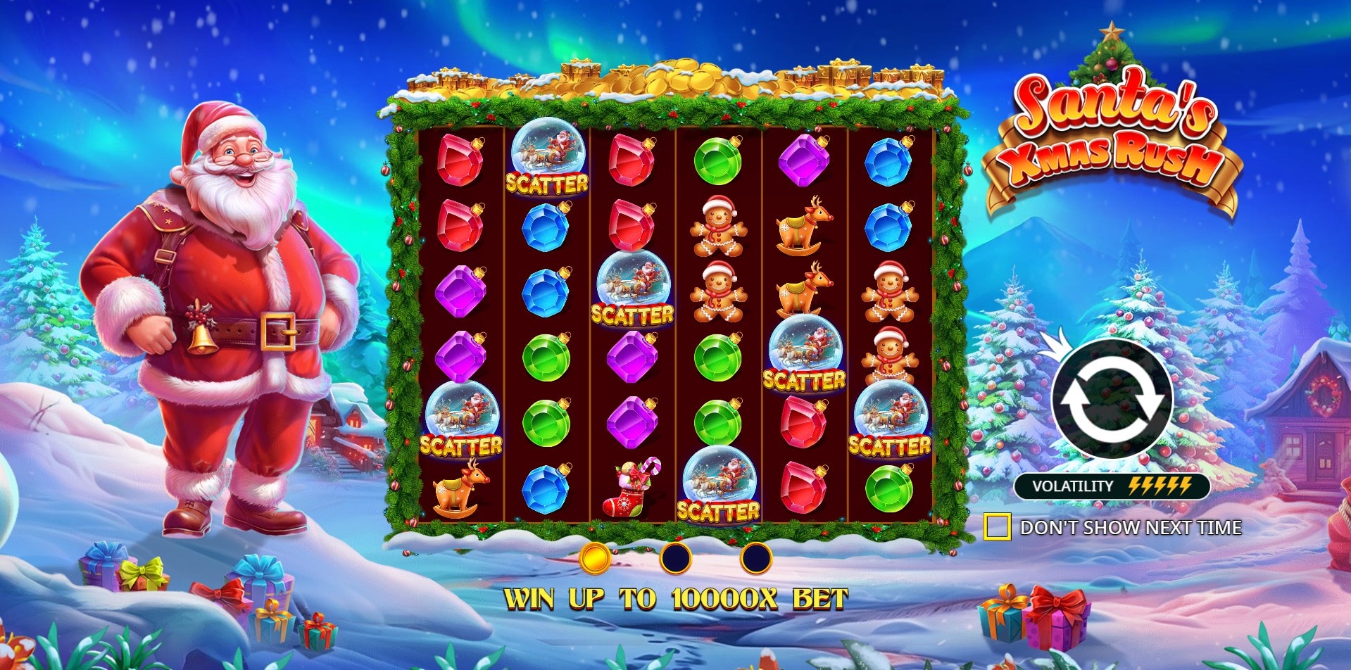 Santa’s Xmas Rush slot game artwork