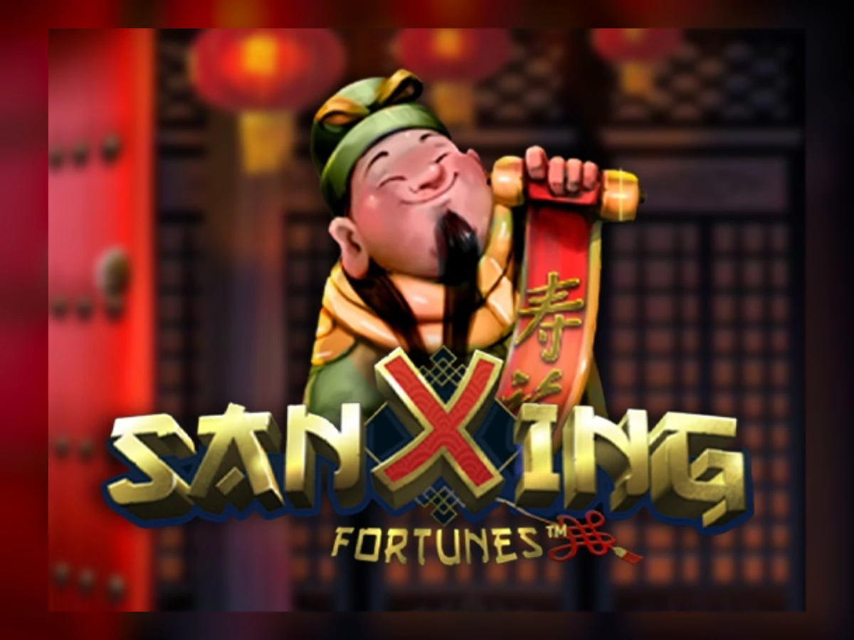 Sanxing Fortunes slot game artwork