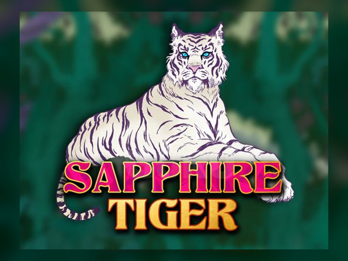 Sapphire Tiger slot game artwork