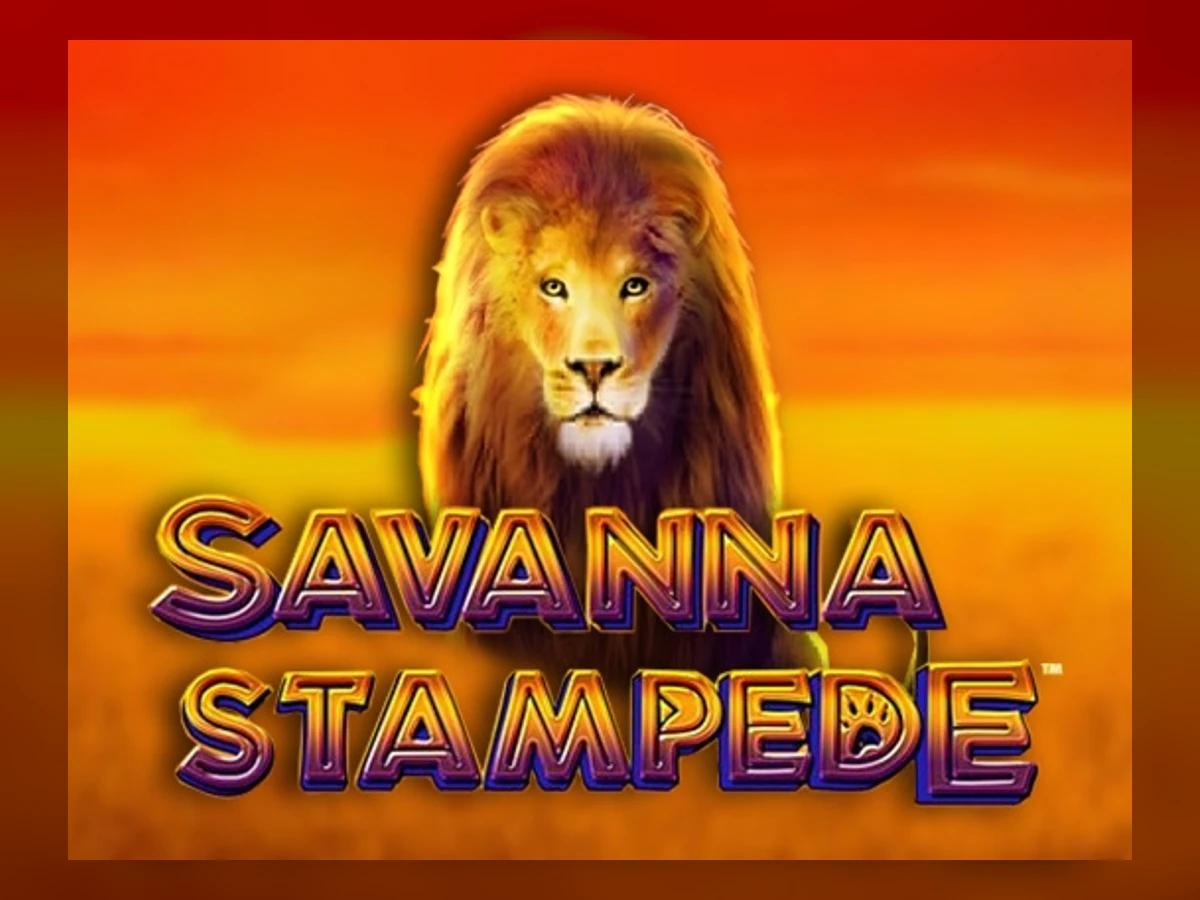 Savanna Stampede slot game artwork
