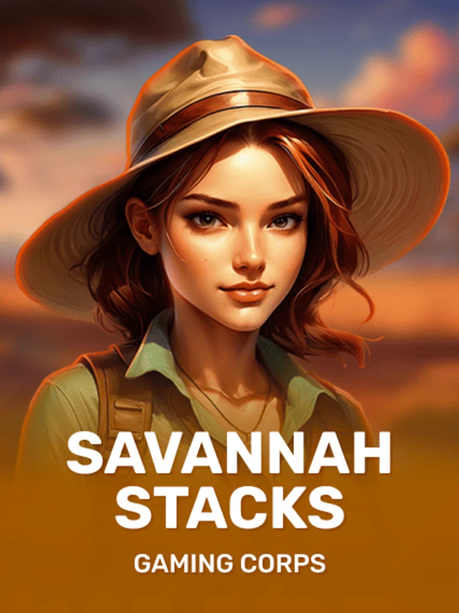 Savannah Stacks slot game artwork