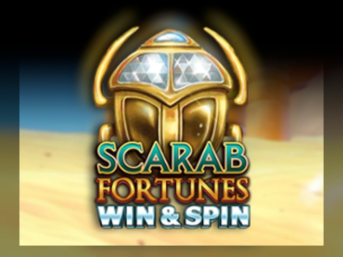 Scarab Fortunes Win and Spin slot game artwork