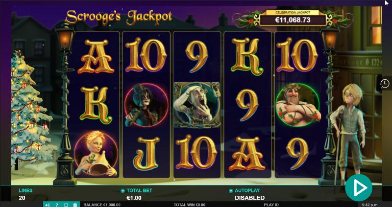 Scrooge's Jackpot slot game artwork