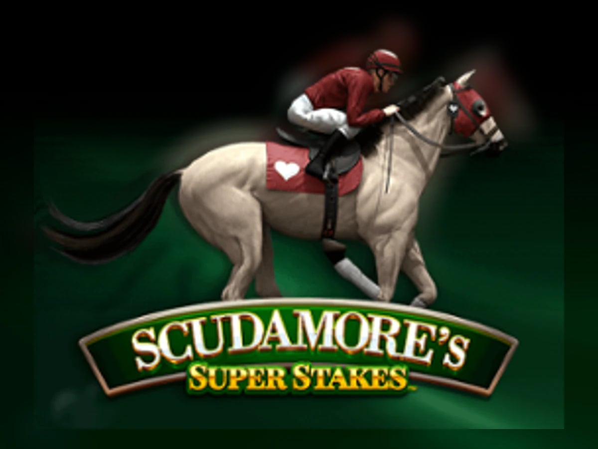 Scudamore's Super Stakes slot game artwork