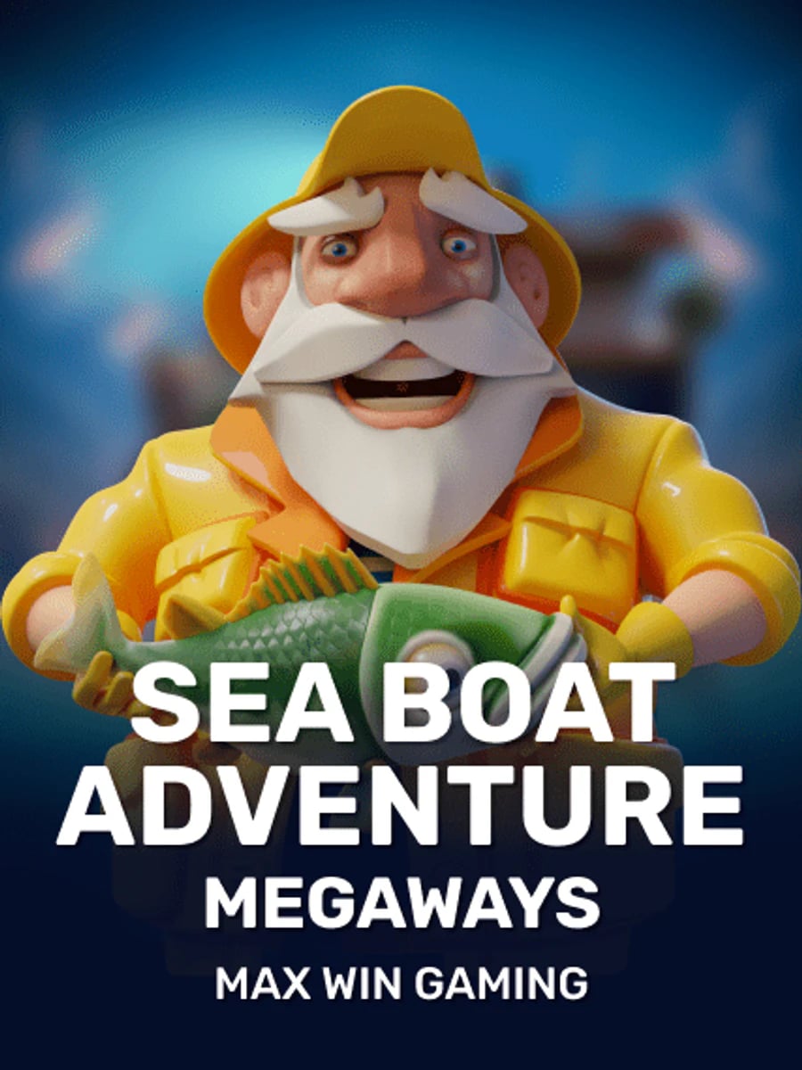 Sea Boat Adventure Megaways slot game artwork