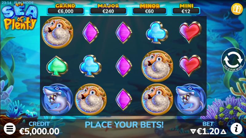 Sea Of Plenty slot game artwork