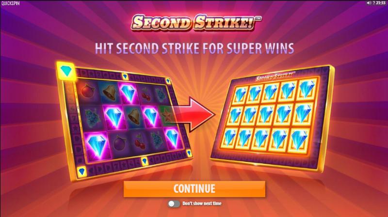 Second Strike slot game artwork