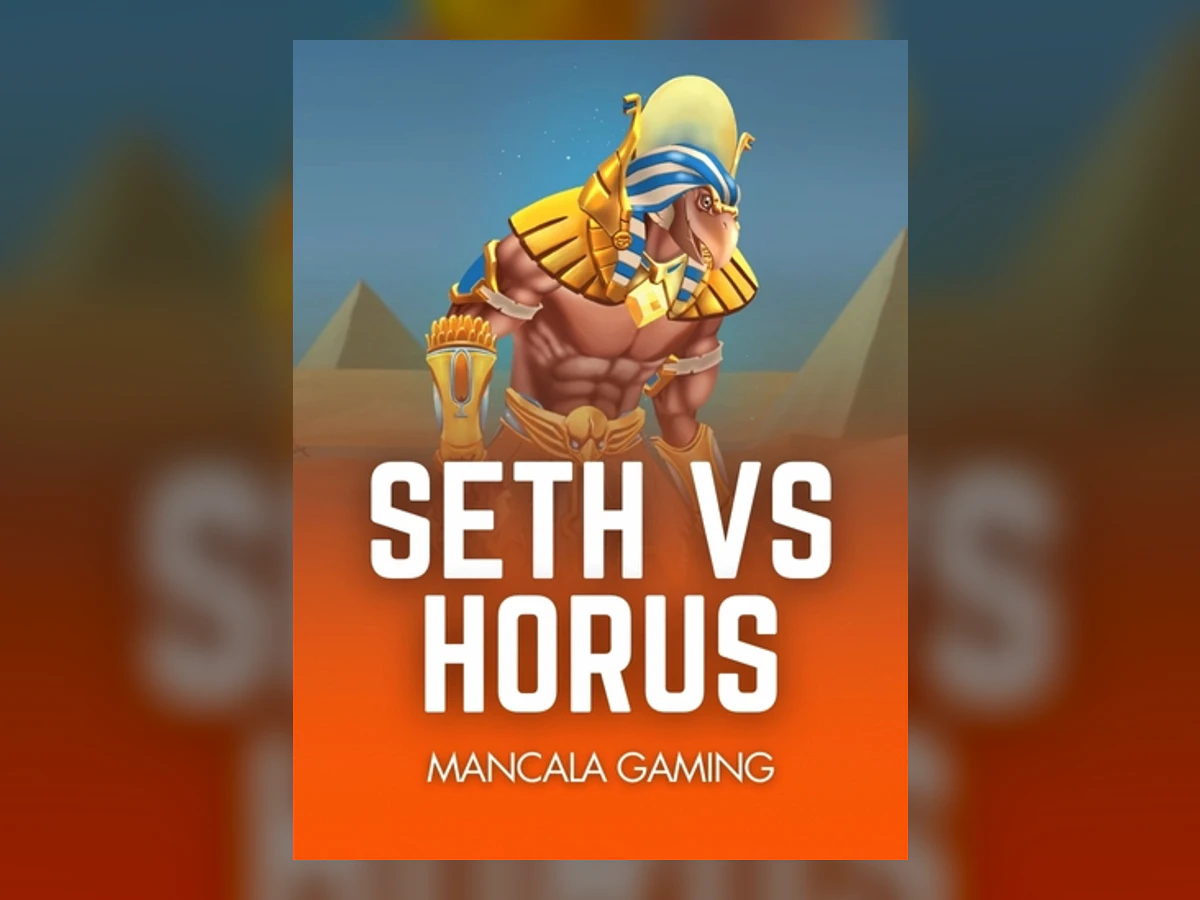 Seth vs Horus slot game artwork