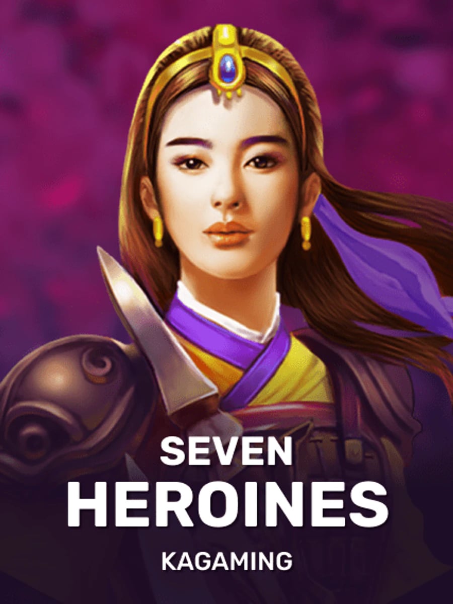 Seven Heroines slot game artwork