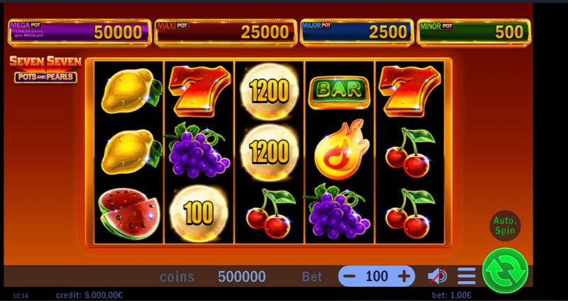 Seven Seven Pots And Pearls slot game artwork