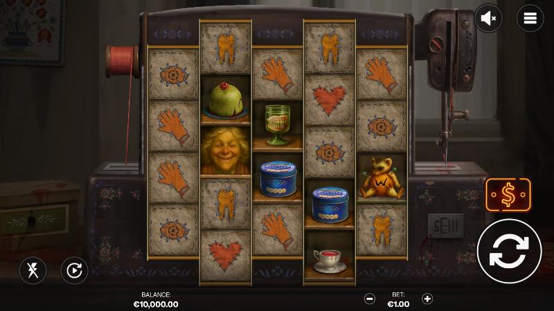 Sew slot game artwork