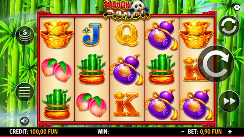 Shaolin Panda Chaos Reels slot game artwork