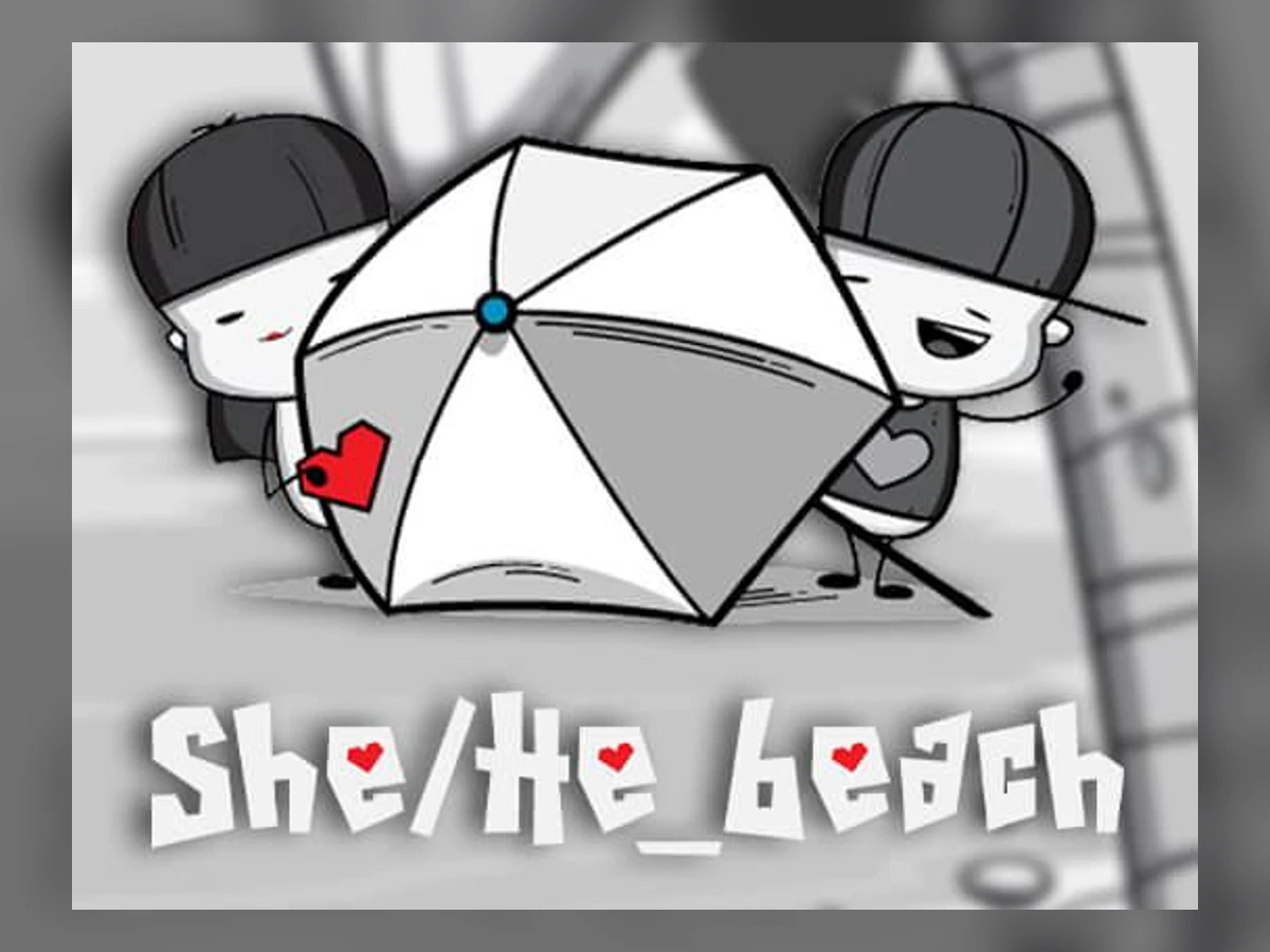 She/He_beach slot game artwork