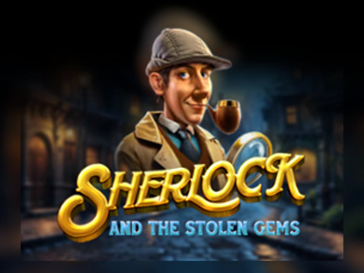 Sherlock and The Stolen Gems slot game artwork