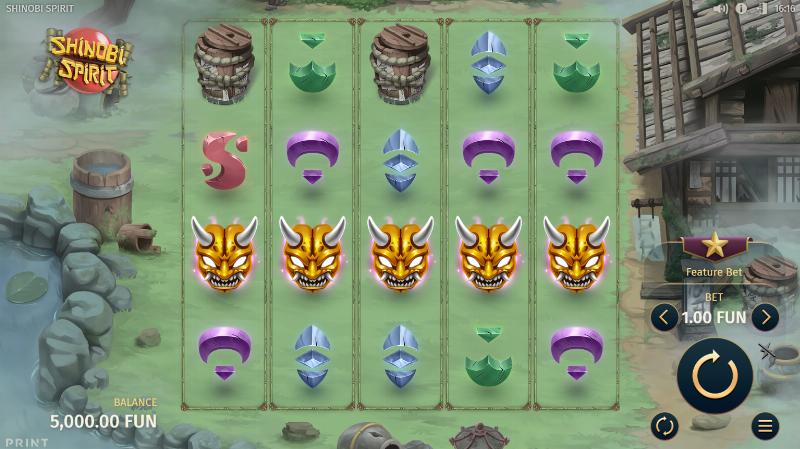 Shinobi Spirit slot game artwork