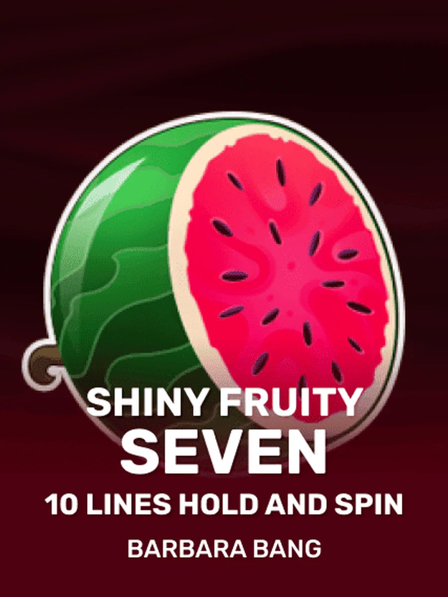 Shiny Fruity Seven: 10 Lines Hold and Spin slot game artwork