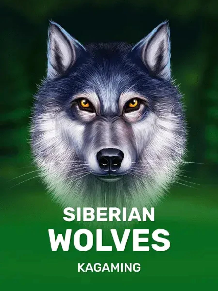 Siberian Wolves slot game artwork